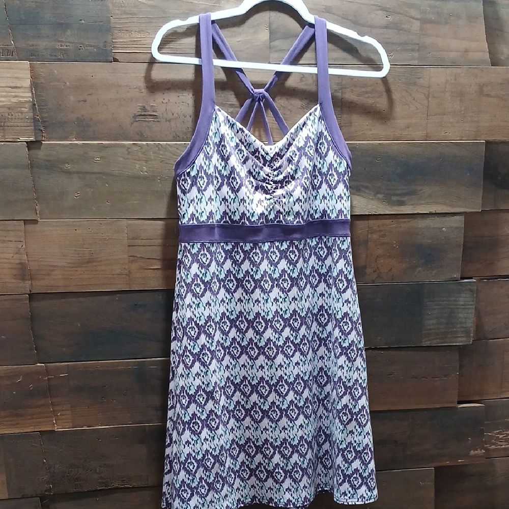 Soybu Purple and Gray Dress Size Large